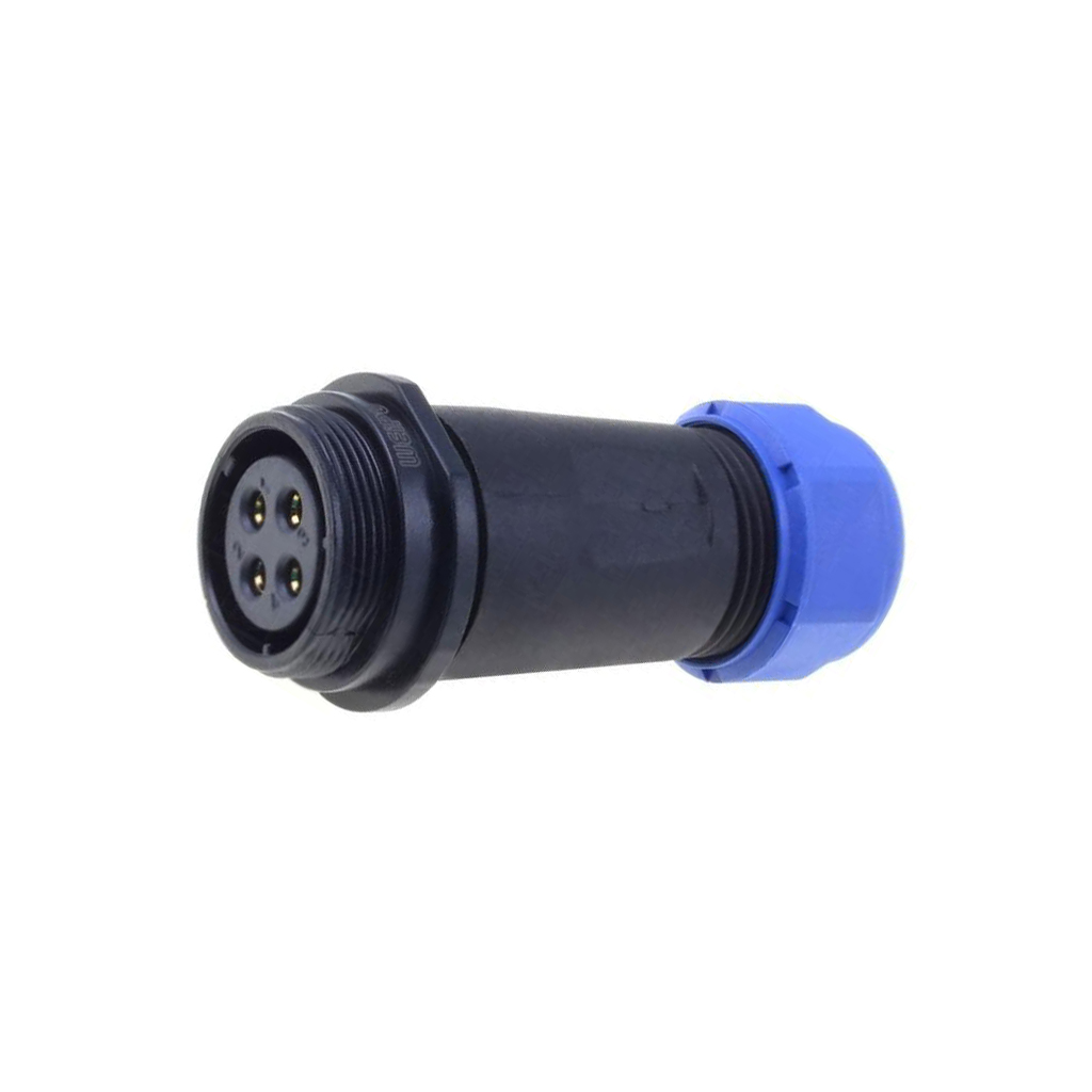 Elecbee SP21 Série IP68 Prise Mâle à 3 Broches Et Scoket Femelle Montage à Écrou Arrière Connecteur D'aviation Droit Étanche Et Anti-poussière(SP21 3pin