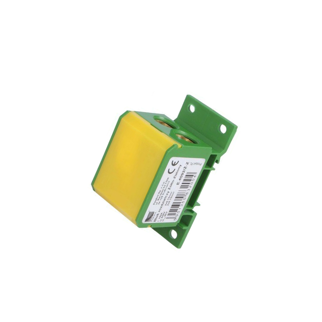 E.4092/Ż-Z Verbinder: Verteilerblock 6-70mm2 Wege: 1 Klemmen: 4 gelb-grün PAWBOL - Bild 1 von 1