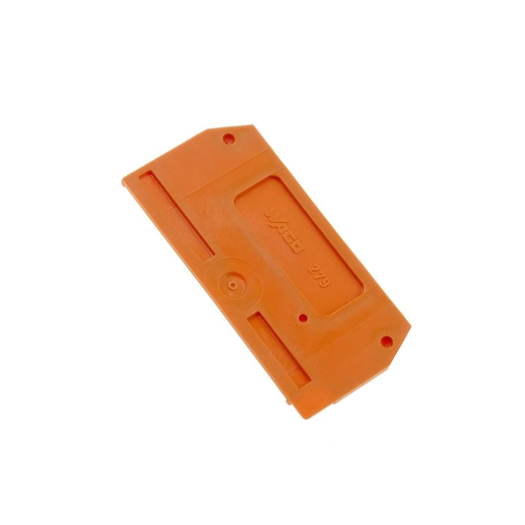 2X 279-328 Grenz-/Trennplatte Verwendung: 279-9 orange 2x27x52mm WAGO