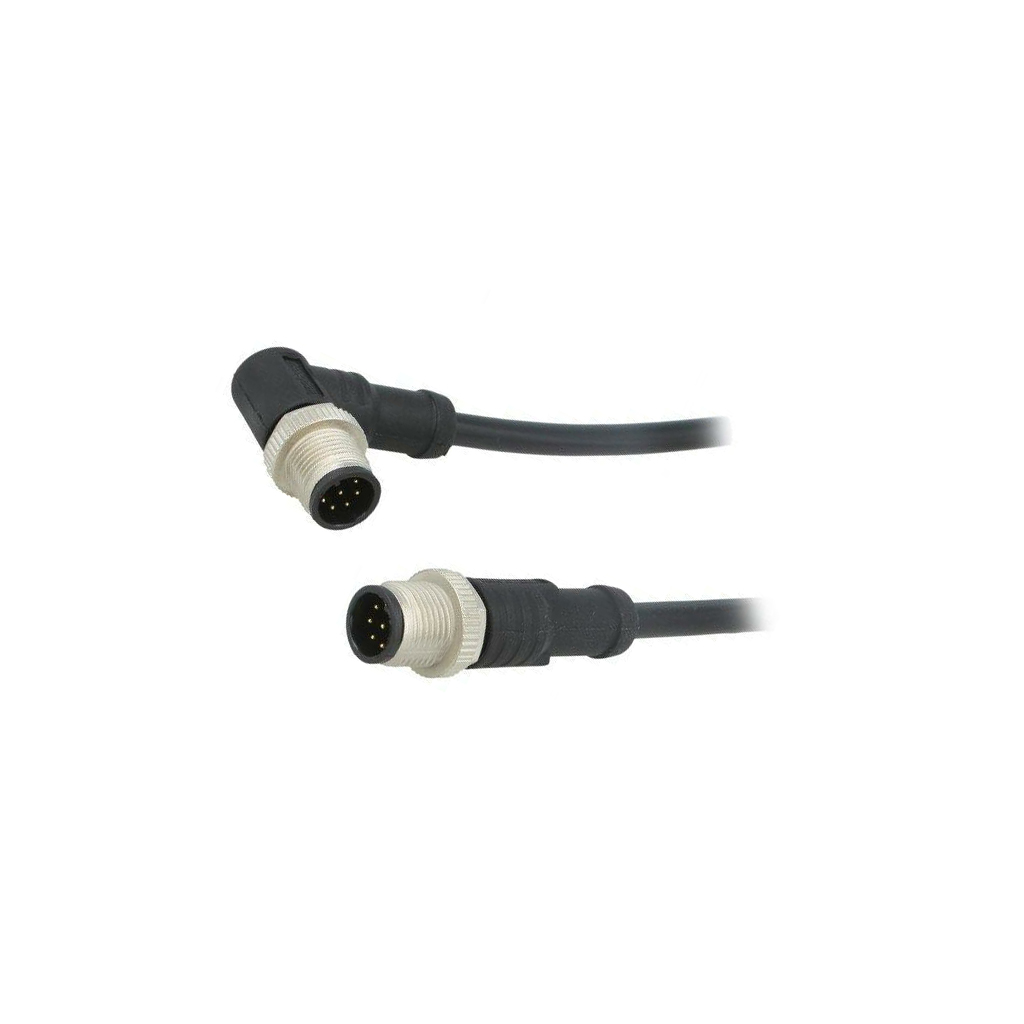 M12A08ML-12AMR-SD001 Kabel: für Sensoren/Automaten PIN: 8 M12-M12 1m Stecker 30V - Picture 1 of 1