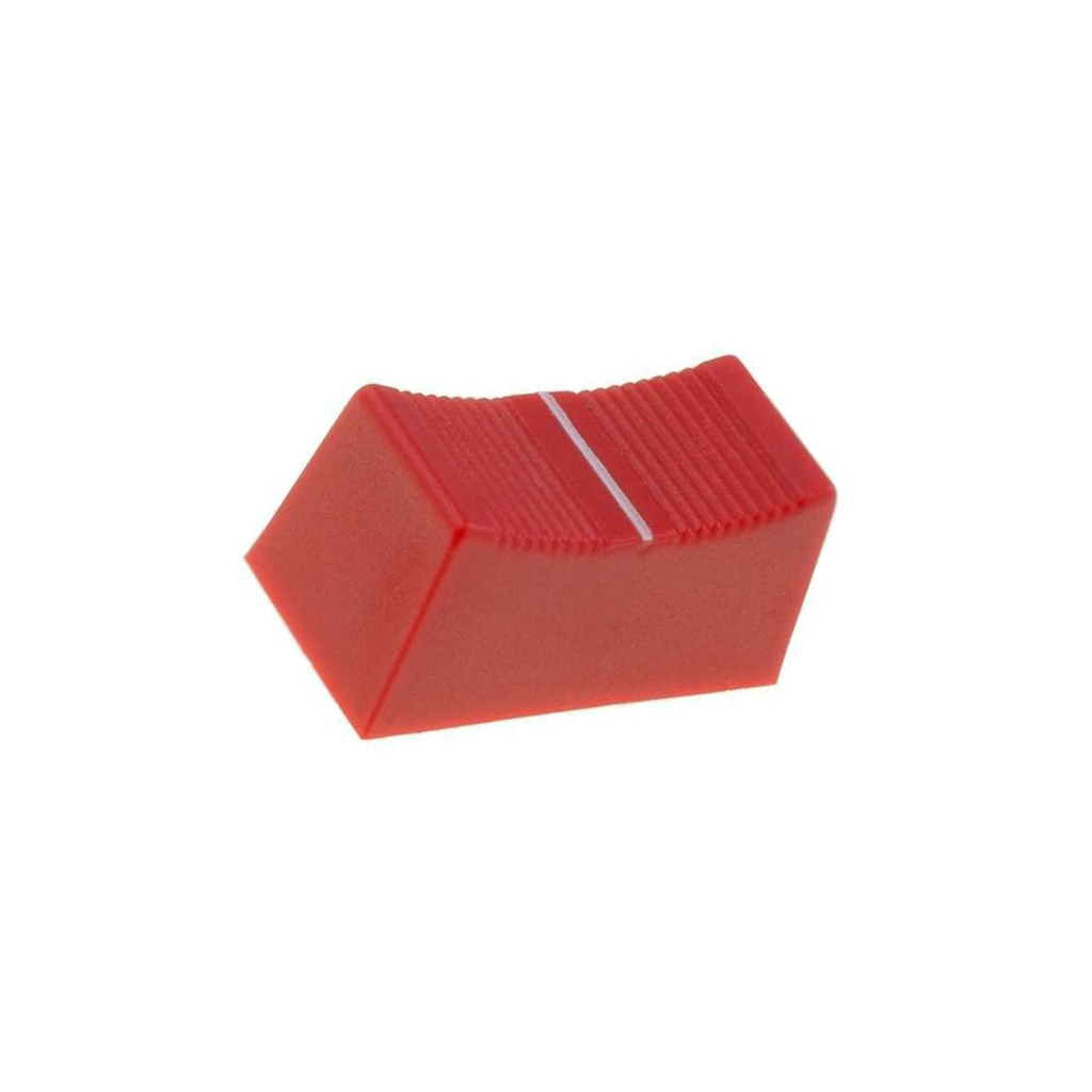 2X CS1 TYPE A RED Drehknopf: Schieberegler Farbe: rot 23x11x11mm Mat: Kunststoff - Picture 1 of 1