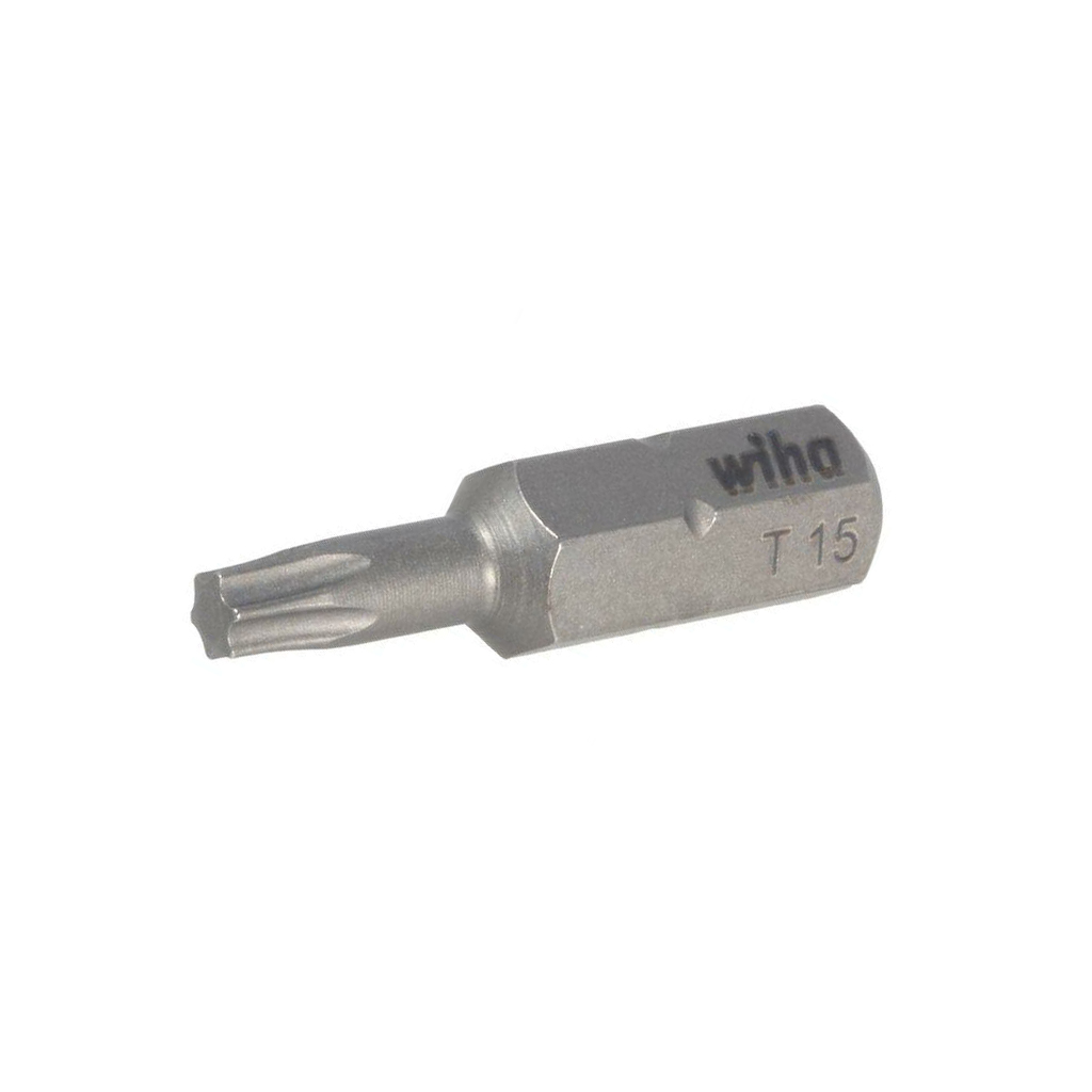 2X 01717 Bit Torx TX15 L. ges 25mm Befestigung 1/4