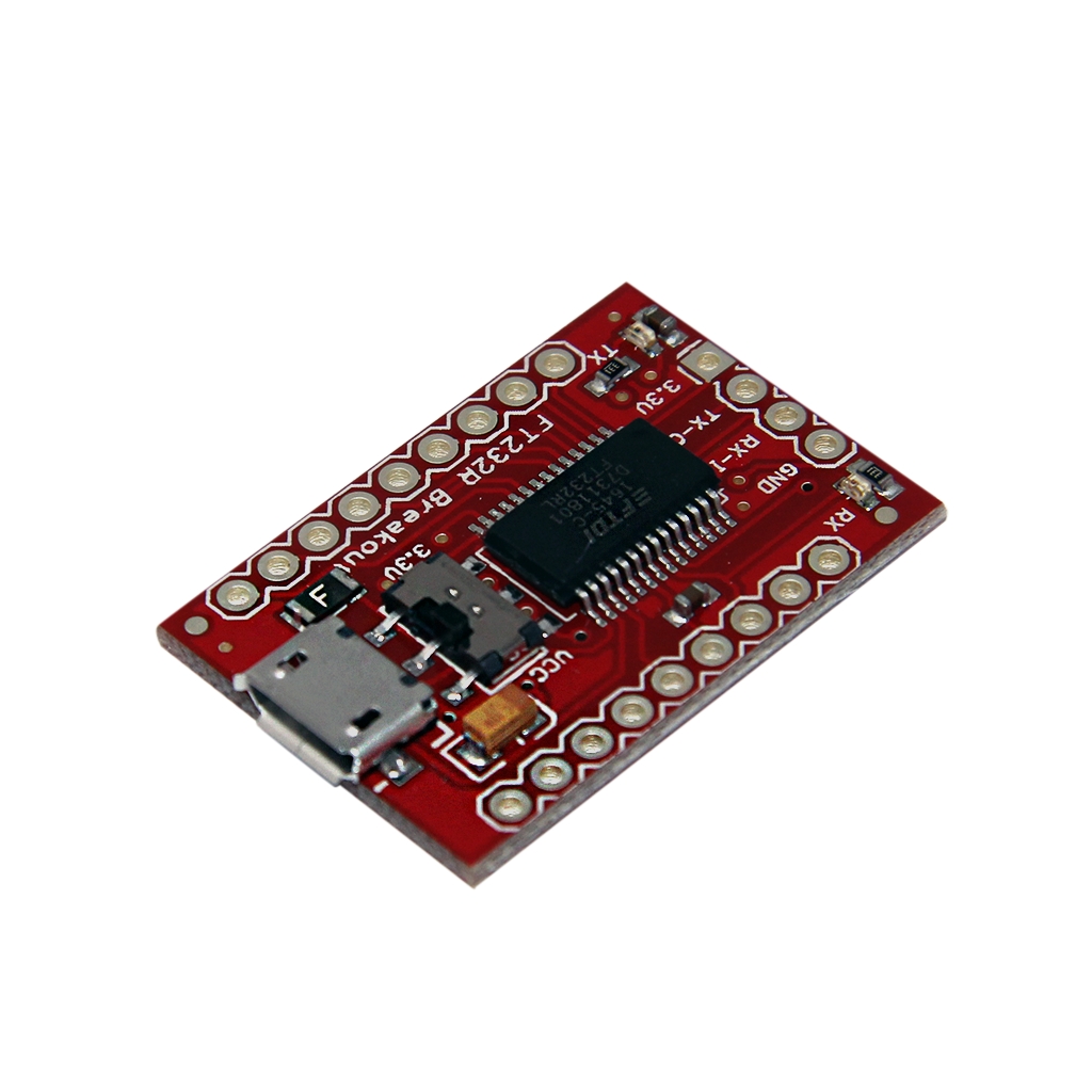 BOB-12731 MODULE: CONVERTER USB-UART FT232RL USB B Micro,pin Strips ...