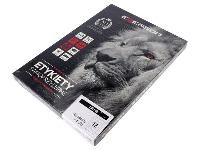 EMERSON-105X48/100 Etikett V: selbstklebend Anz.Stk: 100 105x48mm EMERSON - Picture 1 of 1