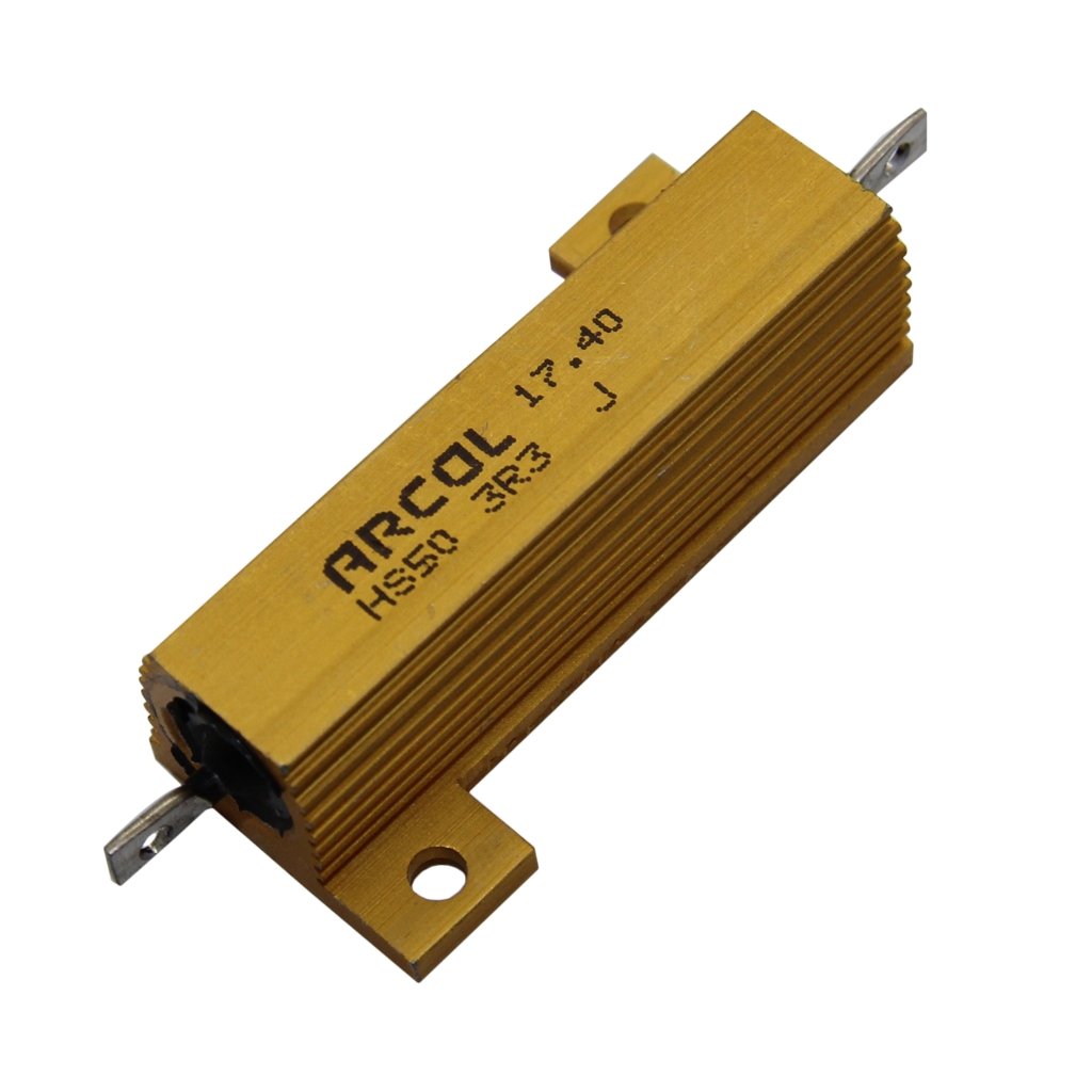 Hs50 100rj Resistor Wire Wound With Heatsink Screwed 100w 50w 5 Arcol