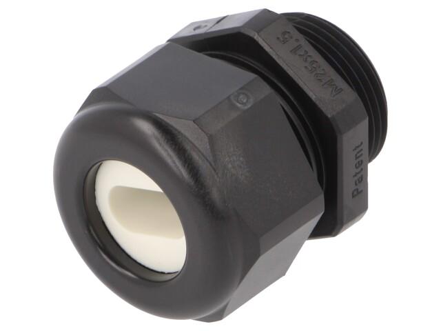 1,587,2501.51 Cable Fitting M25 IP65 Mat: Polyamide Black Opening: 1 HUMM - Picture 1 of 1