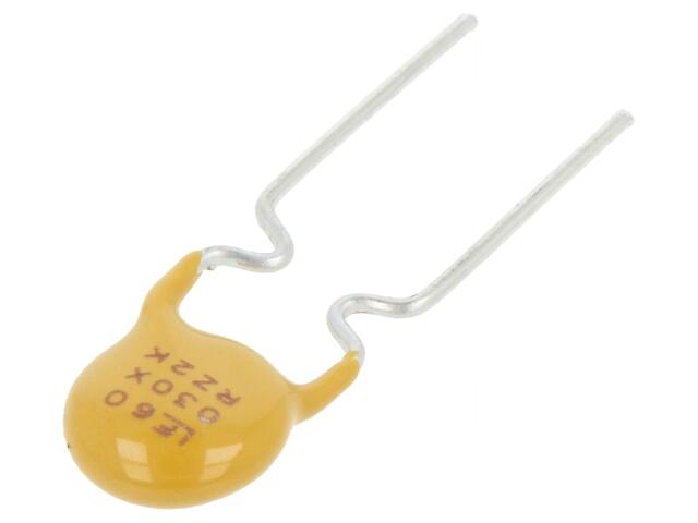 RG400-16 ECE - Fuse: PTC polymer | 4A; THT; 5.1mm; 0.81x7.6mm RG400-16 ECE - Fuse: PTC polymer | 4A; THT; 5.1mm; 0.81x7.6mm