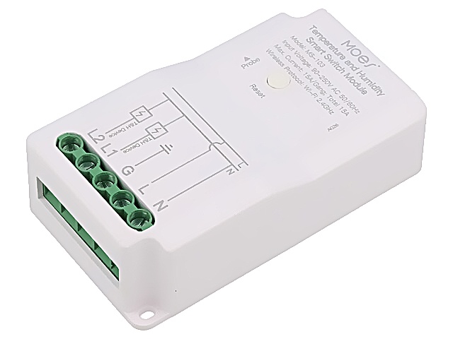 Glomarket Wireless Network Temperature Humidity Sensor Circular Temperature Dete