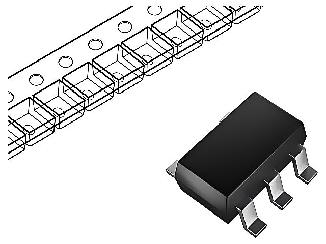2X TLV70033DDCT IC: Spannungsstabilisator LDO,nicht geregelt 3,3V 0,2A SMD TEXAS
