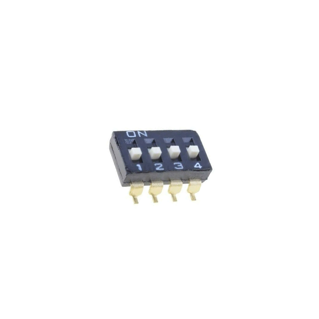 A6S-4104-H Schalter: DIP-SWITCH Anzahl Sektionen: 4 ON-OFF 0,025A/24VDC OMRON