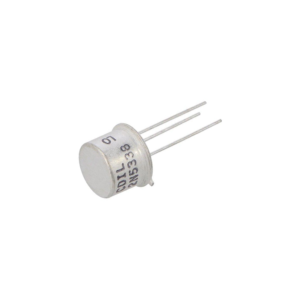 2X 2N5338 Transistor : NPN bipolaire 100V 5A 6W TO39 CDIL - Photo 1/1