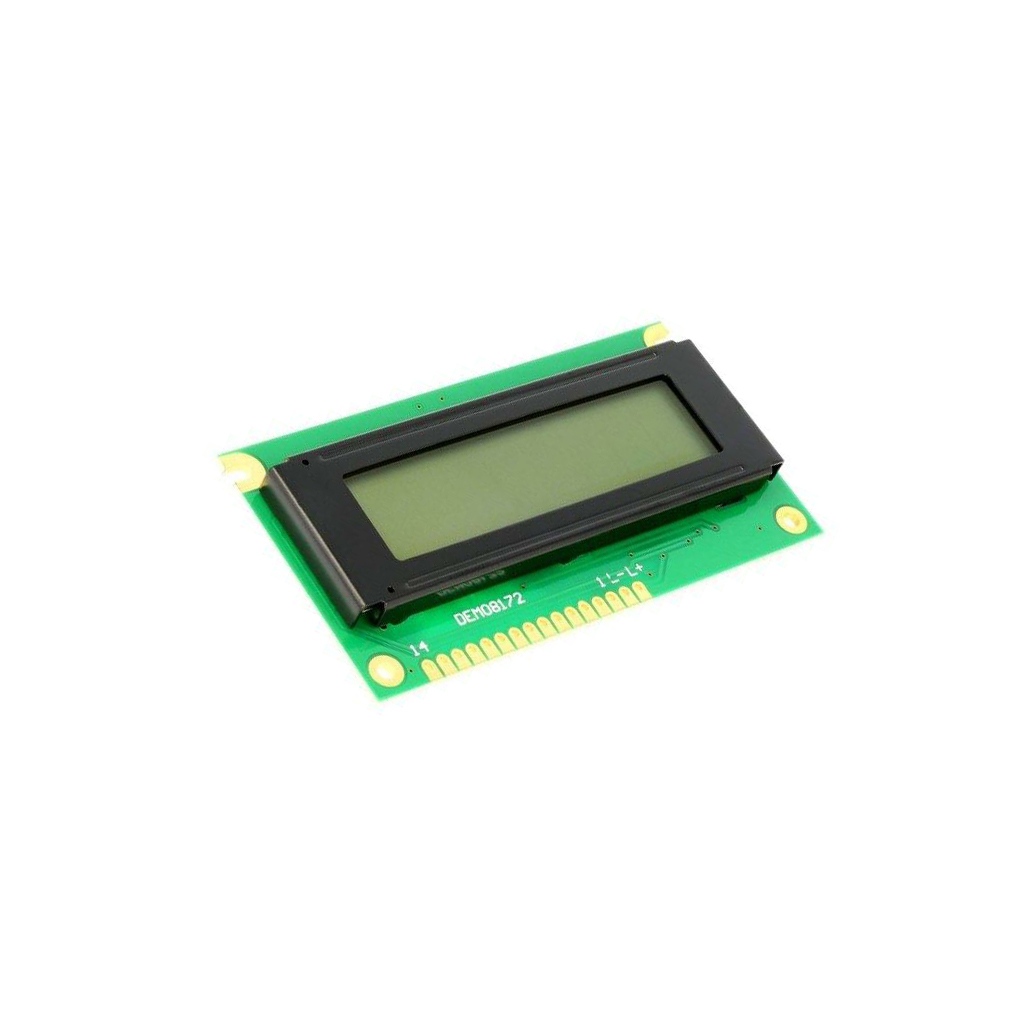 DEM 08172 SBH-PW-N Display: LCD Alphanumeric STN Negative 8x1 84x44x10 ...