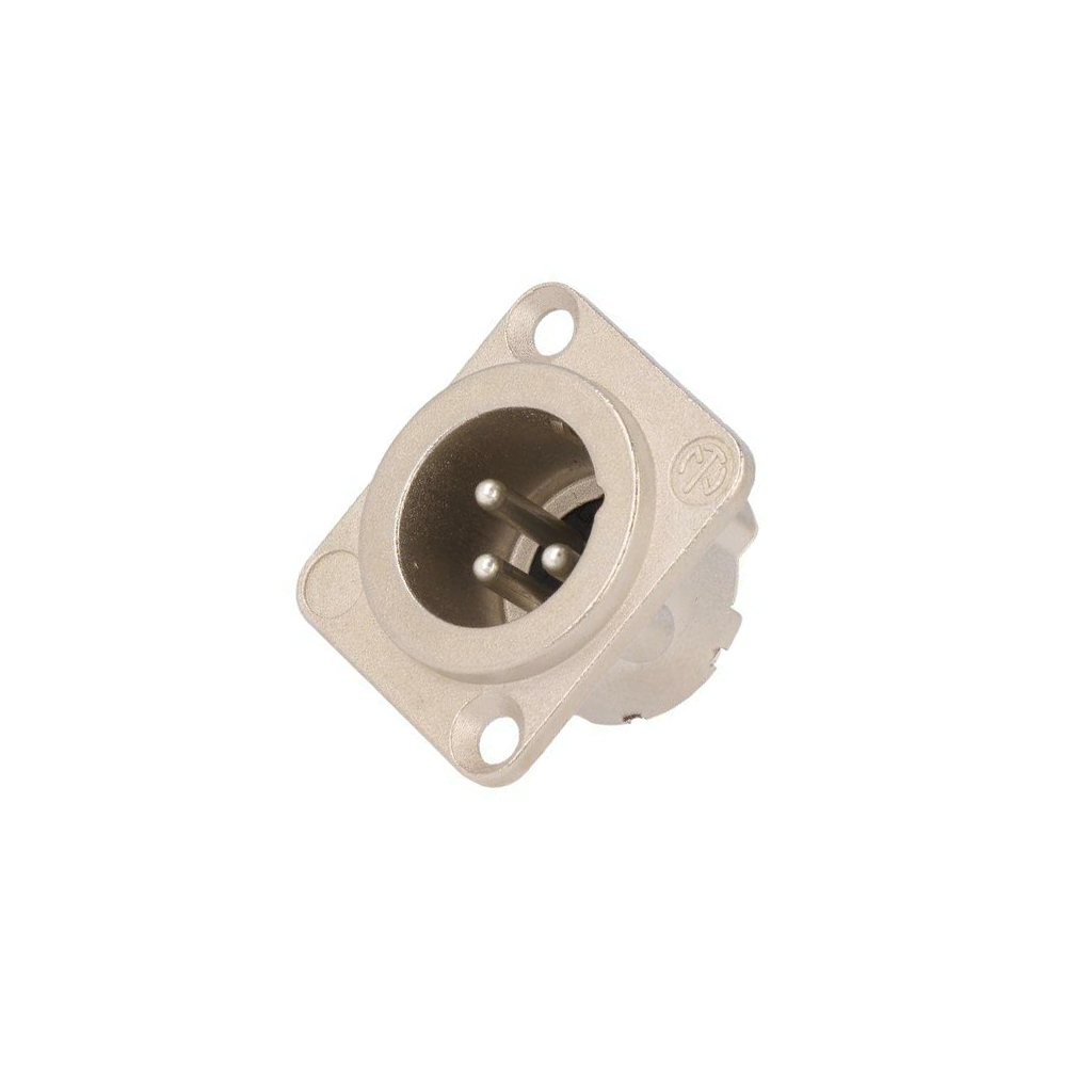 3x Mini-XLR-Buchse Lötstecker – 3-polig, Für Audio-Verbindungen