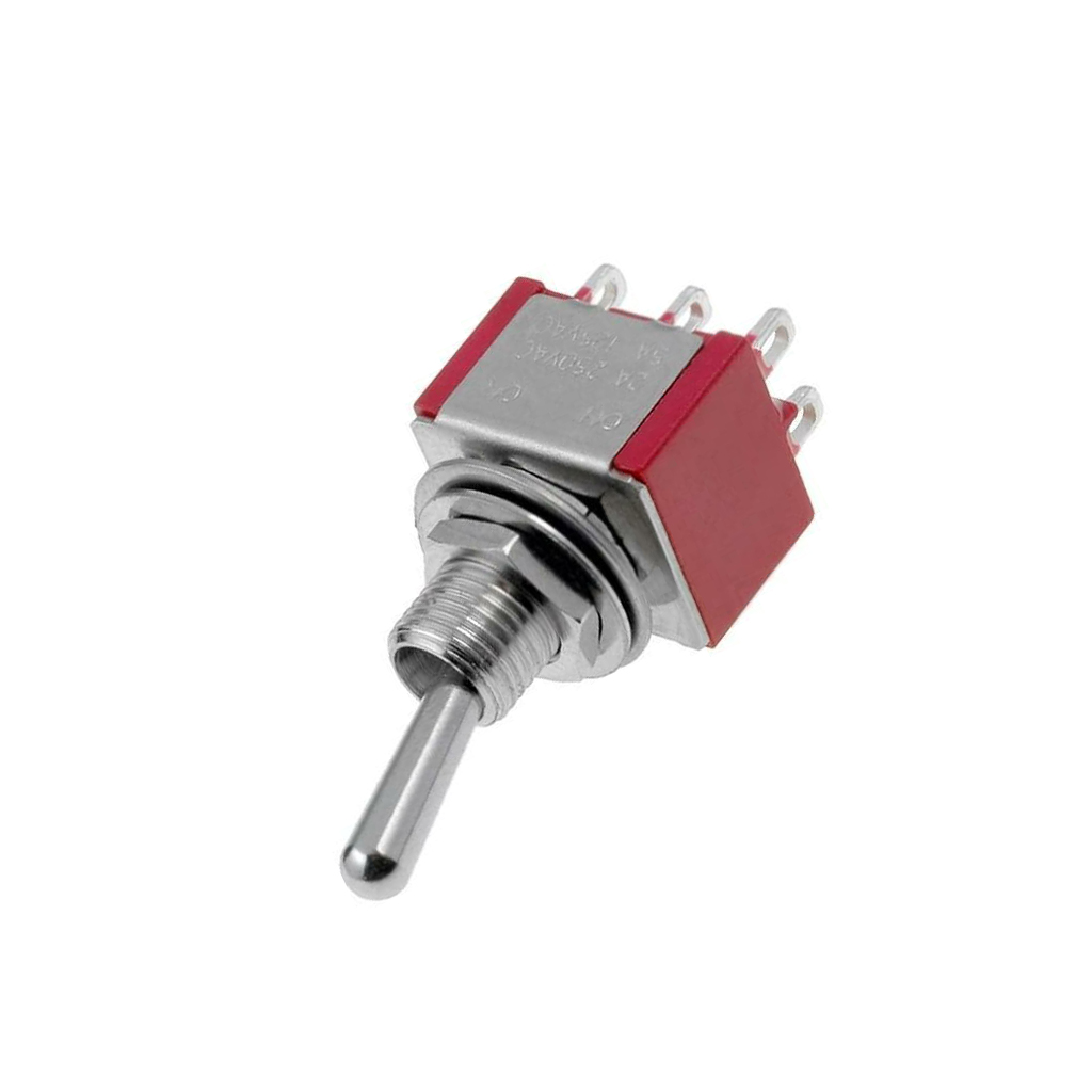 Commutateur à Levier MS-500F-F DPDT ON-ON 6A/125VAC – 2 Positions, Miyama Qualité Japonaise