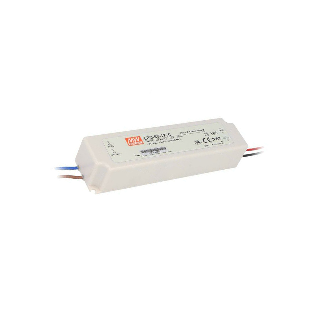 LPC-60-1750 Netzteil: Impuls LED 59,5W 9-34VDC 1750mA 90-264VAC IP67 400g MEAN W