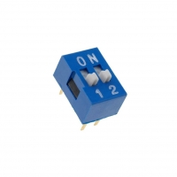 2x DS-02 Switch DIP-SWITCH Poles 2x DS-02 Switch DIP-SWITCH Poles