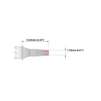 1x M6CH176 Tip chisel 1.78mm 325÷358°C 1x M6CH176 Tip chisel 1.78mm 325÷358°C