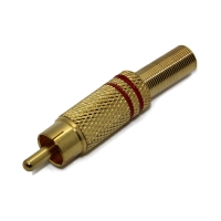 CC-010R Plug RCA male with bend CC-010R Plug RCA male with bend