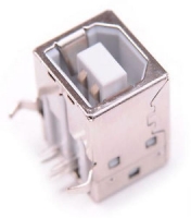 5x USBB-G Socket USB B THT angled 5x USBB-G Socket USB B THT angled