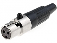 MXLR-3G Plug XLR mini female PIN3 MXLR-3G Plug XLR mini female PIN3