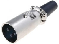 XLR-3W Plug XLR male PIN3 straight XLR-3W Plug XLR male PIN3 straight