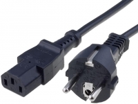 6052.0026 Cable CEE 7/7 E/F plug, IEC C13 6052.0026 Cable CEE 7/7 E/F plug, IEC C13