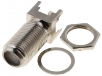 2x FC-016 Socket F female straight 2x FC-016 Socket F female straight