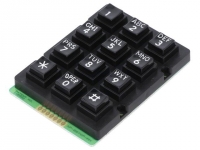 AK-207-A-BBW-WP Keypad plastic AK-207-A-BBW-WP Keypad plastic