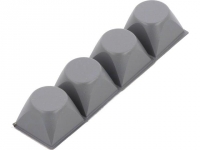 4x SJ5514/GY Self-adhesive foot 4x SJ5514/GY Self-adhesive foot